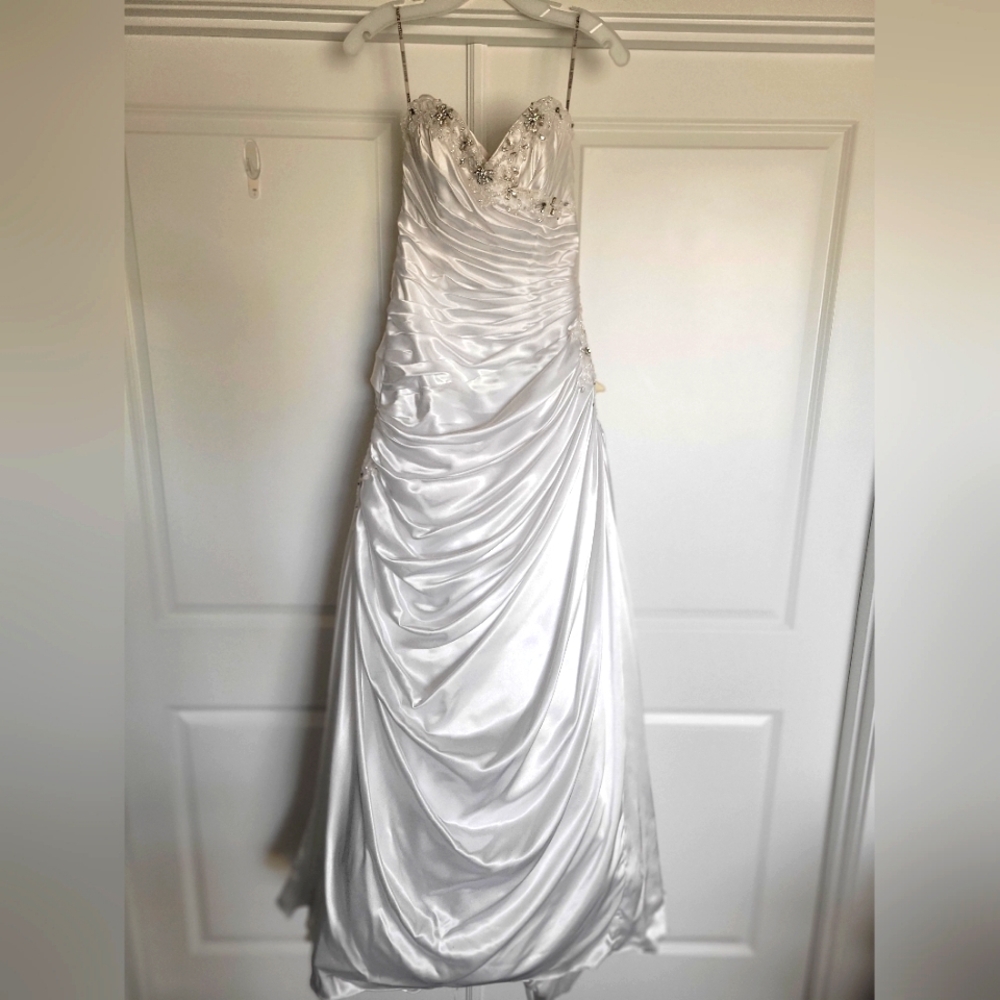 Maggie Sottero strapless wedding gown
